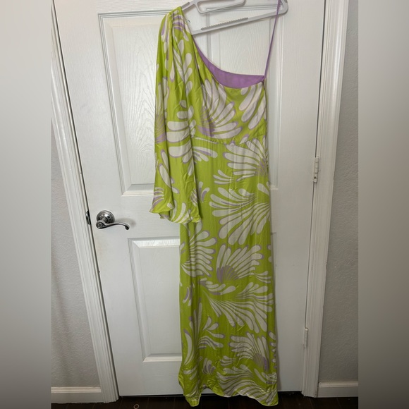 Alexis lio abstract-print long dress small - Picture 7 of 8